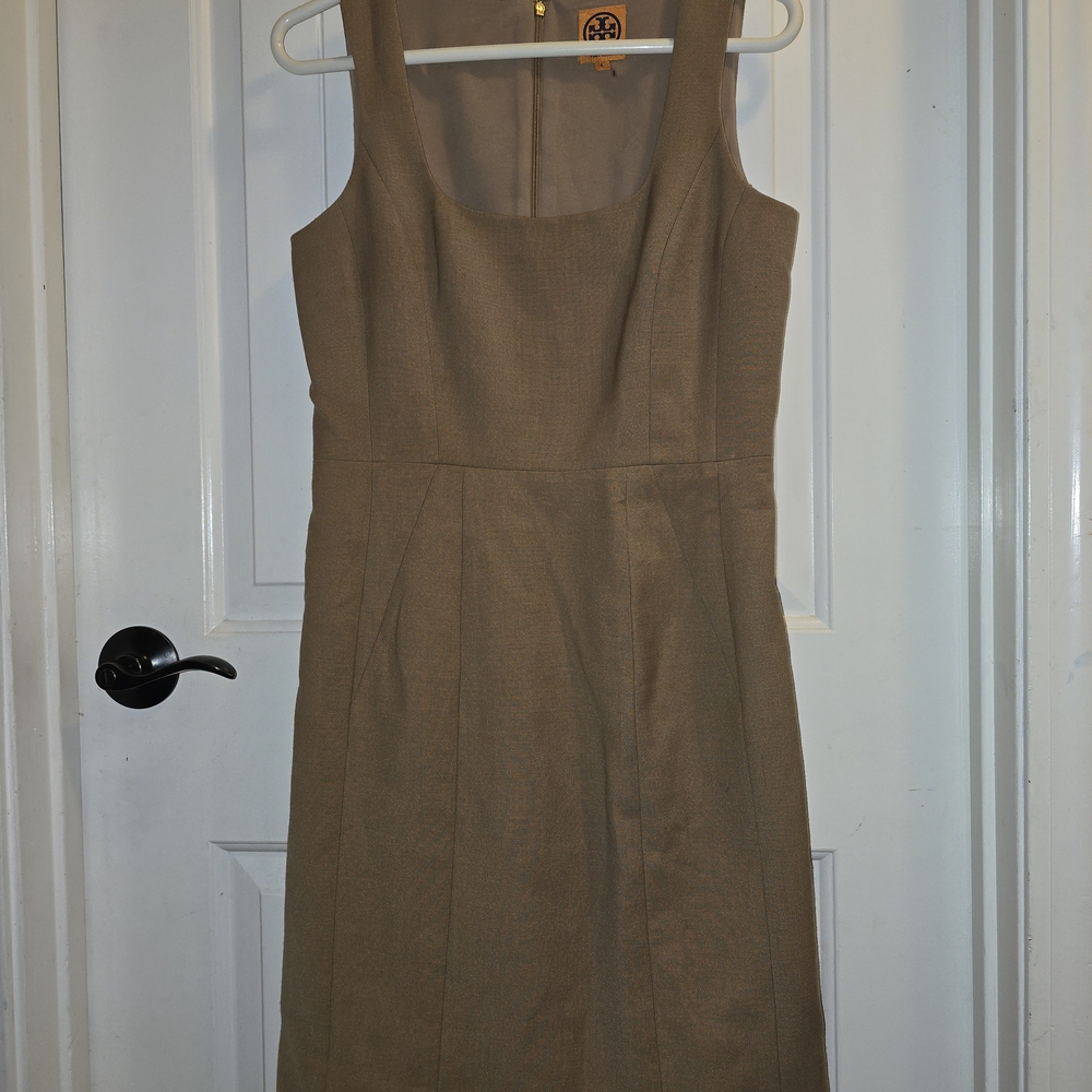 Tory Burch Tan Midi Dress